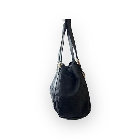 Gucci GG Supreme Abbey Canvas & Leather Shoulder Bag - Picture 7 of 13